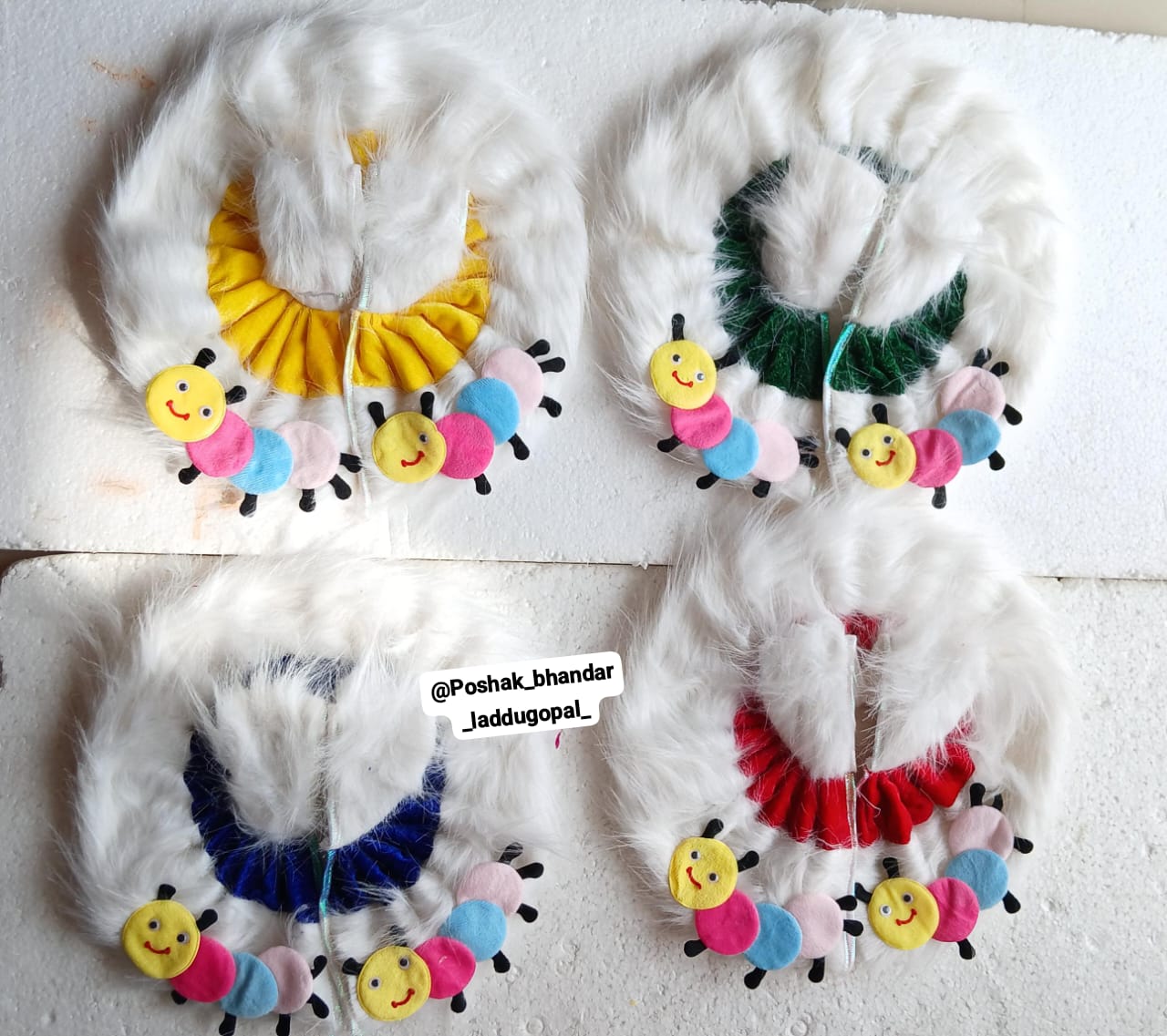 Fancy feather poshak ( 5 and 6 no.)