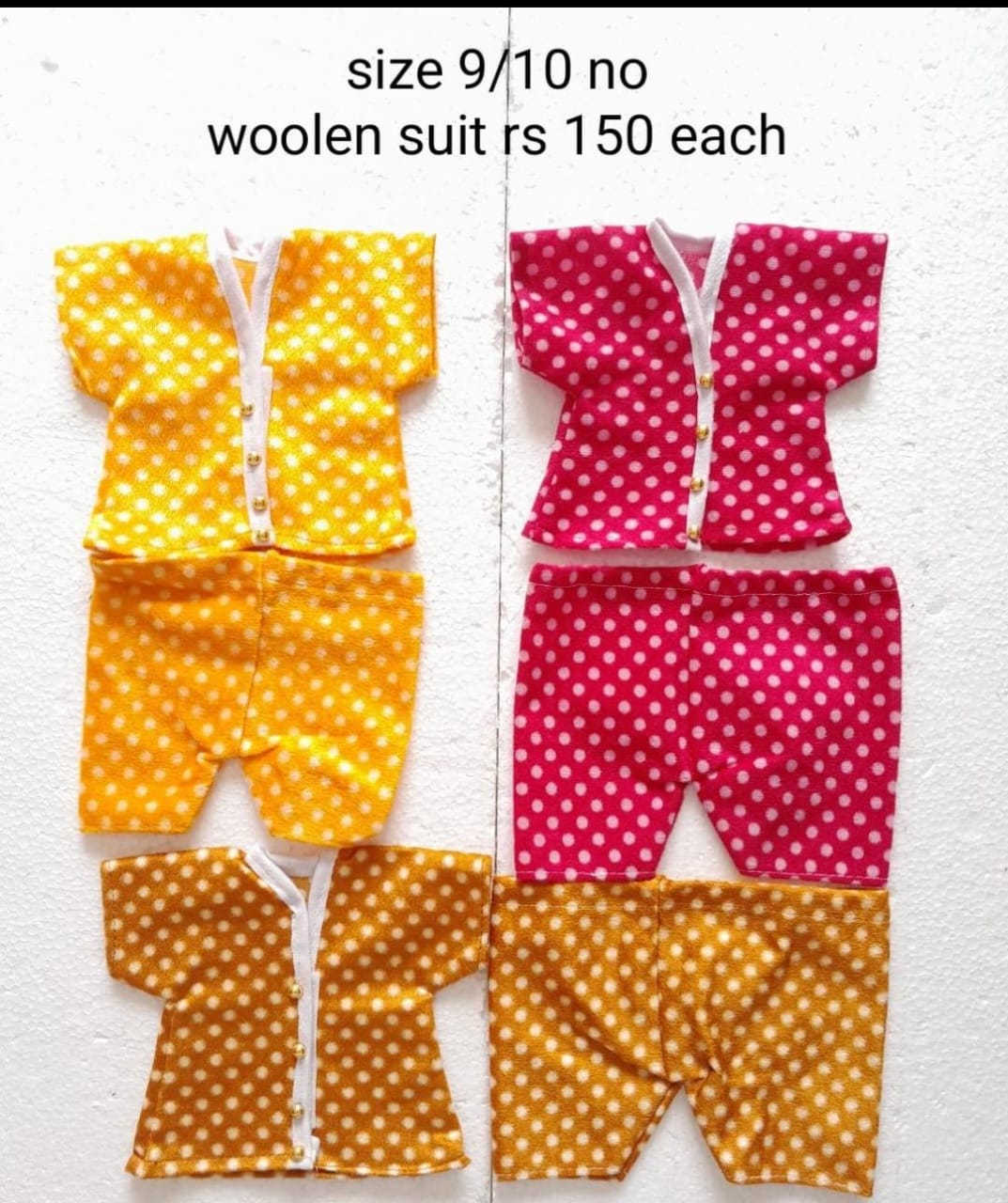 10 no. Size T-shirt Pant set