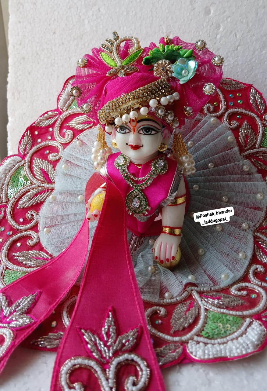 Manmohan poshak handwork dress with pagdi