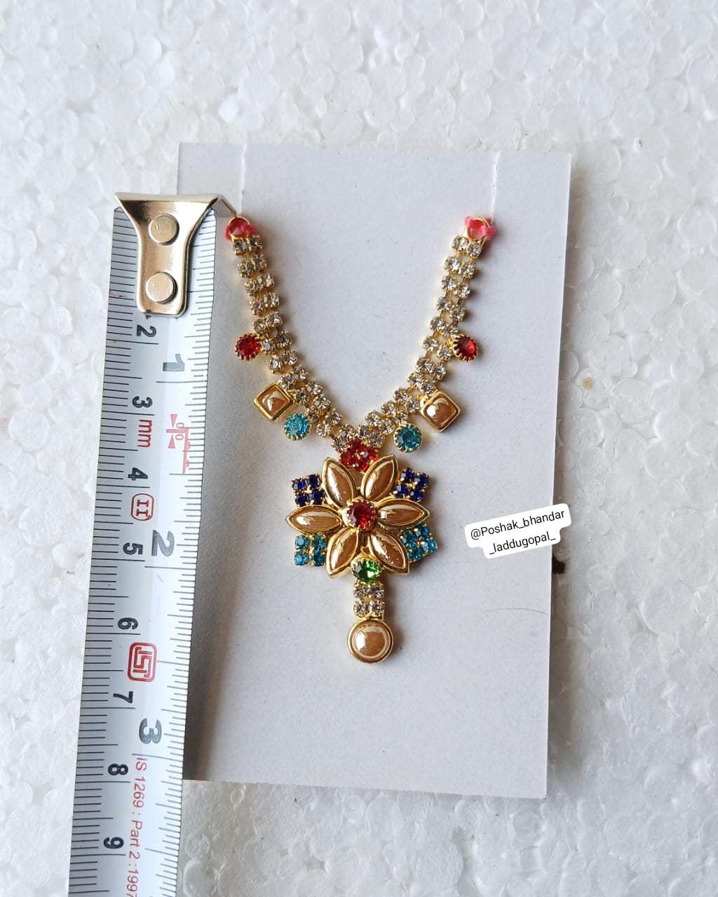 Stone Mala with flower look