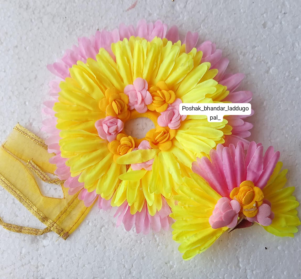 1/2 no. Dress with pagdi ( flower )