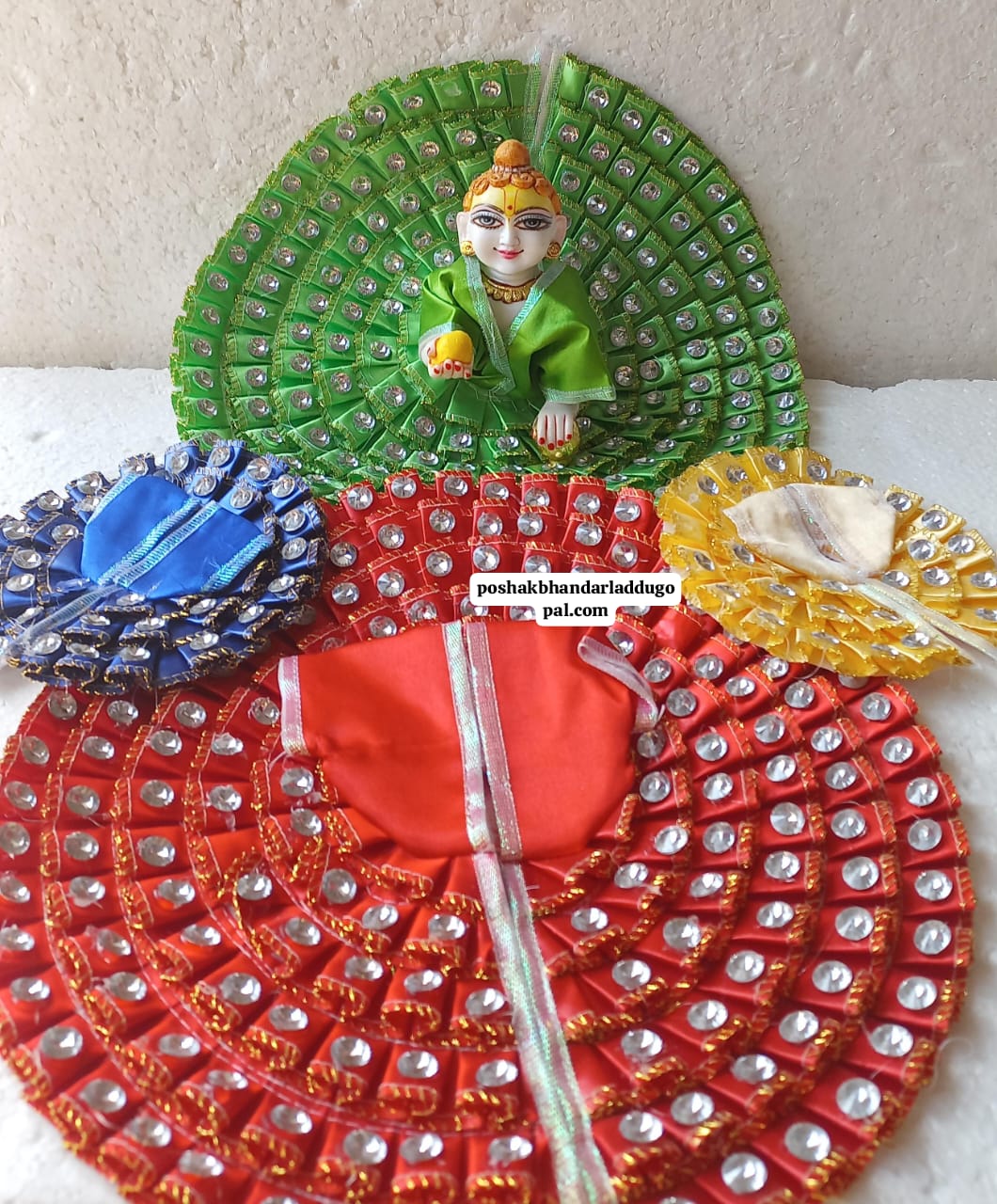 Fancy stone dress ( 6 no.)