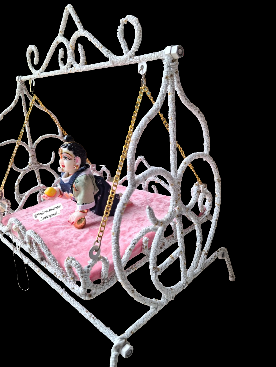 Folding jhula ( with velvet aasan )