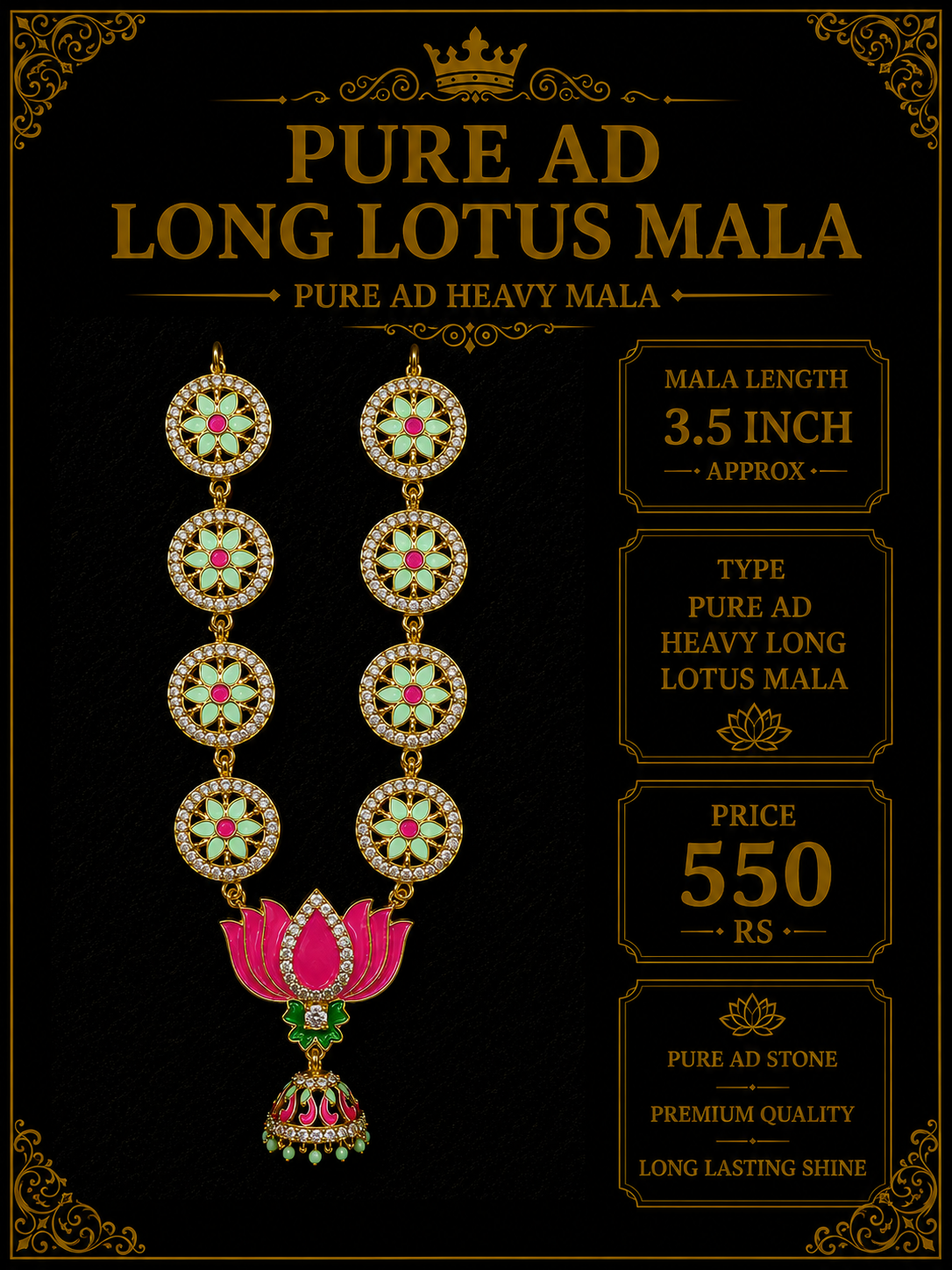 Pure ad heavy lotus mala