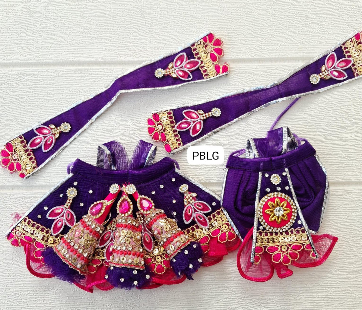 Heavy Laxmi ganesh dress