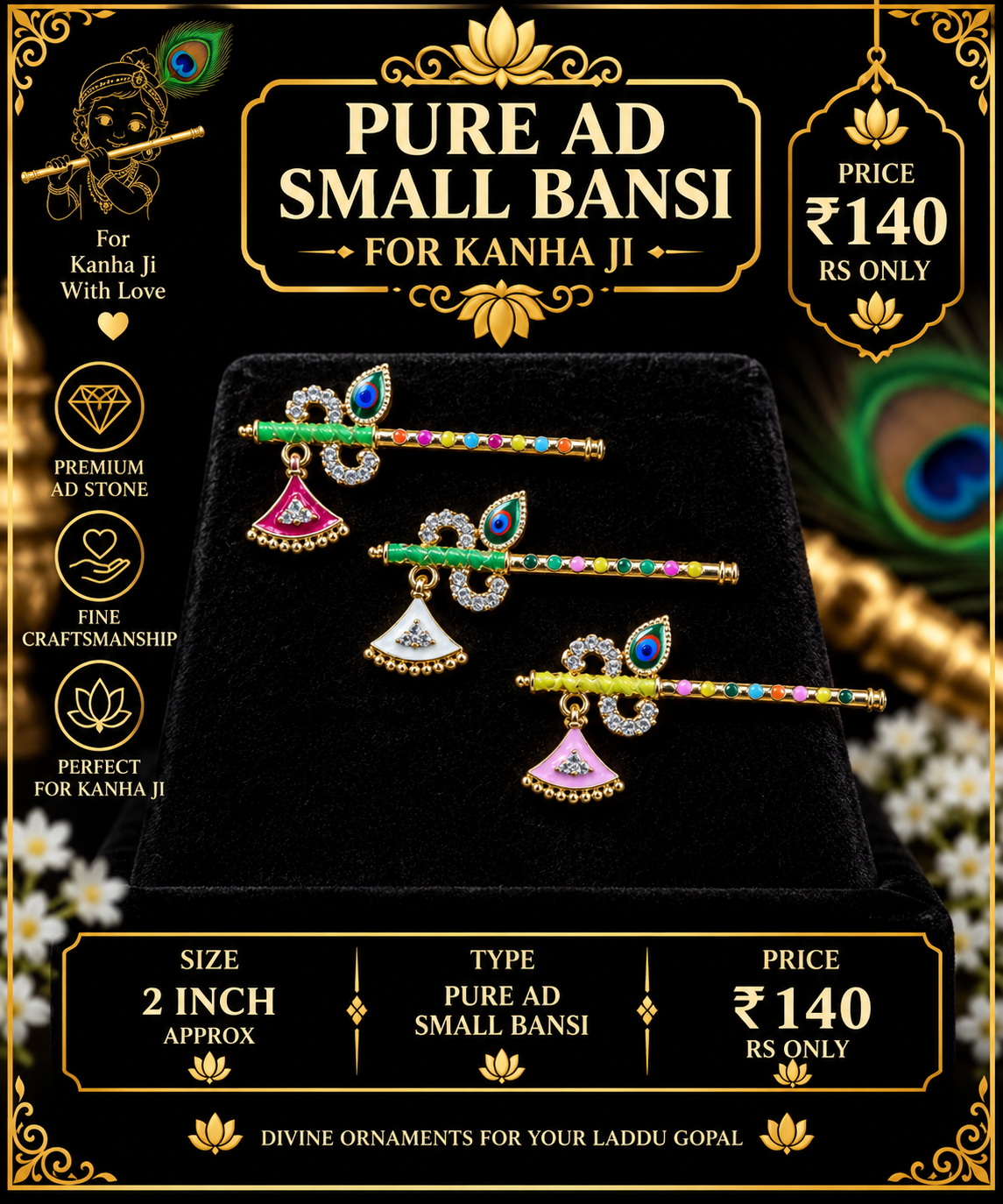 Pure ad heavy small size bansi