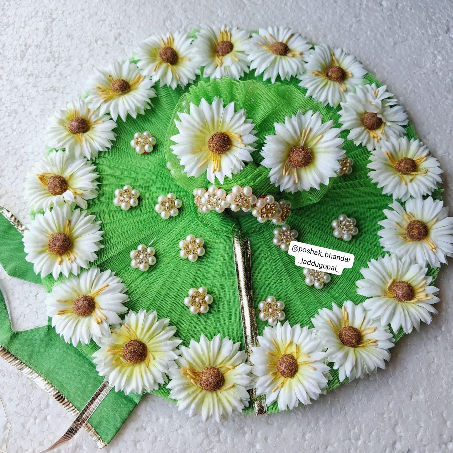 5 no. Heavy flower dress with pagdi