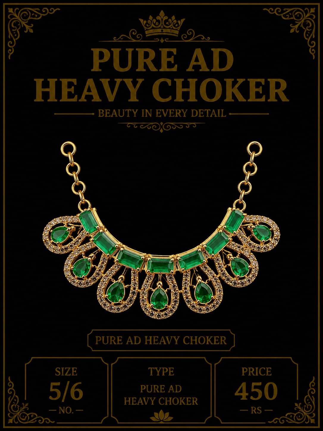 Pure ad heavy choker