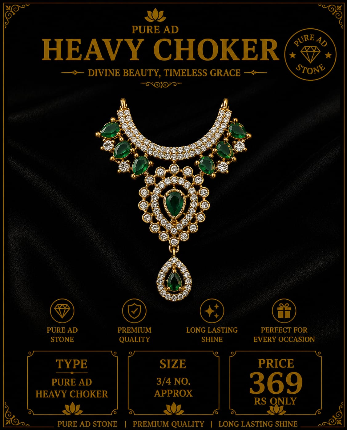 Pure ad heavy choker