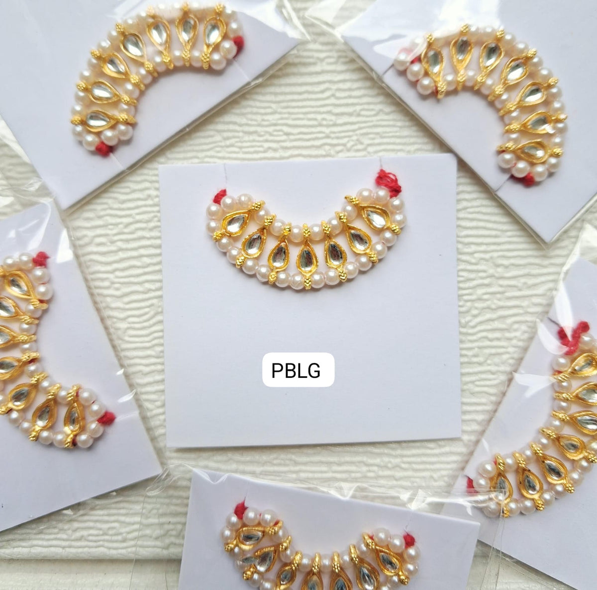 Small size White moti choker
