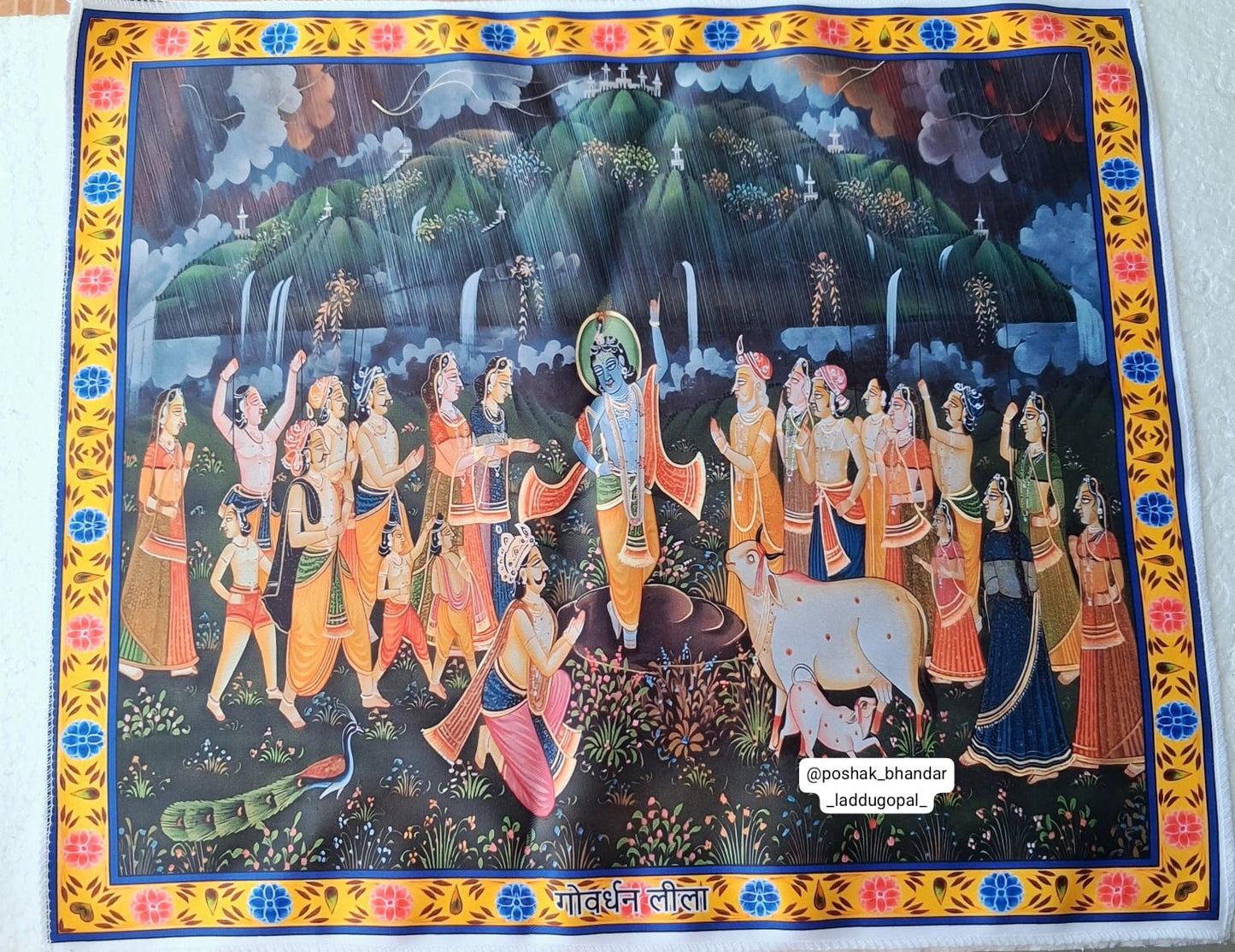 Govardhan leela pichwai