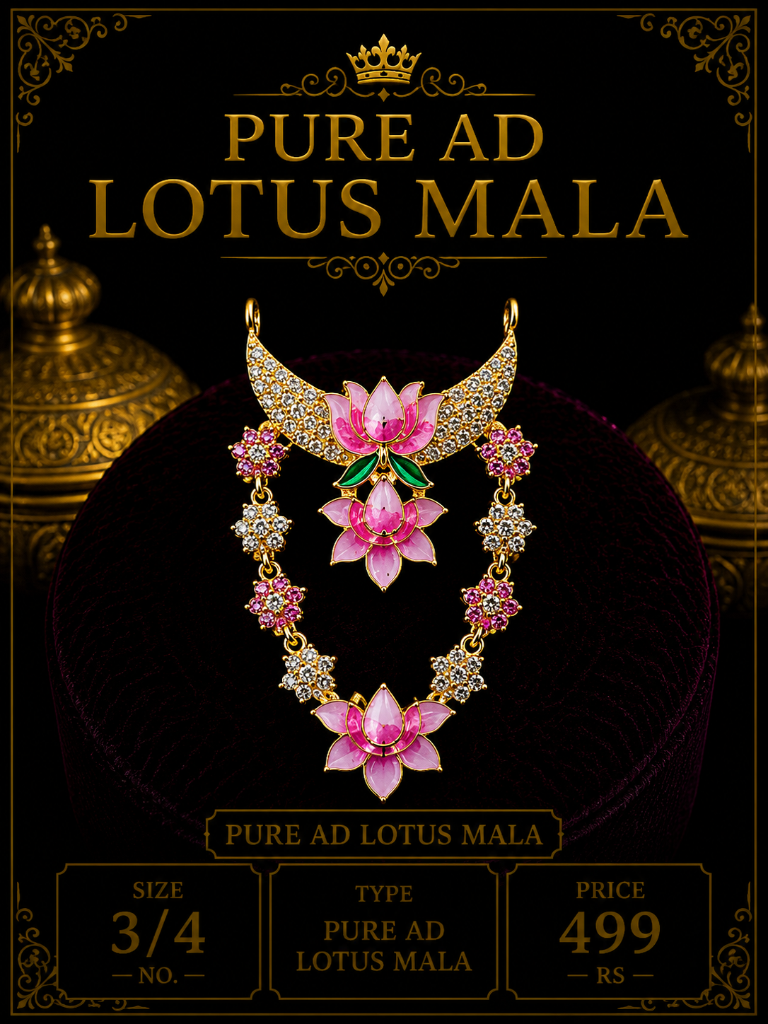 Pure ad lotus choker
