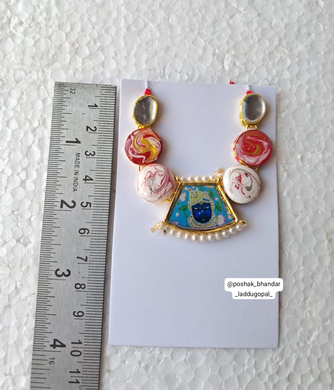 Shreenath ji handpainted mala
