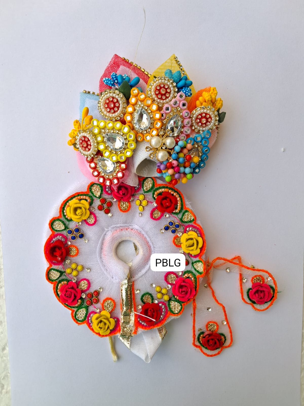 Heavy handwork dress with heavy pagdi