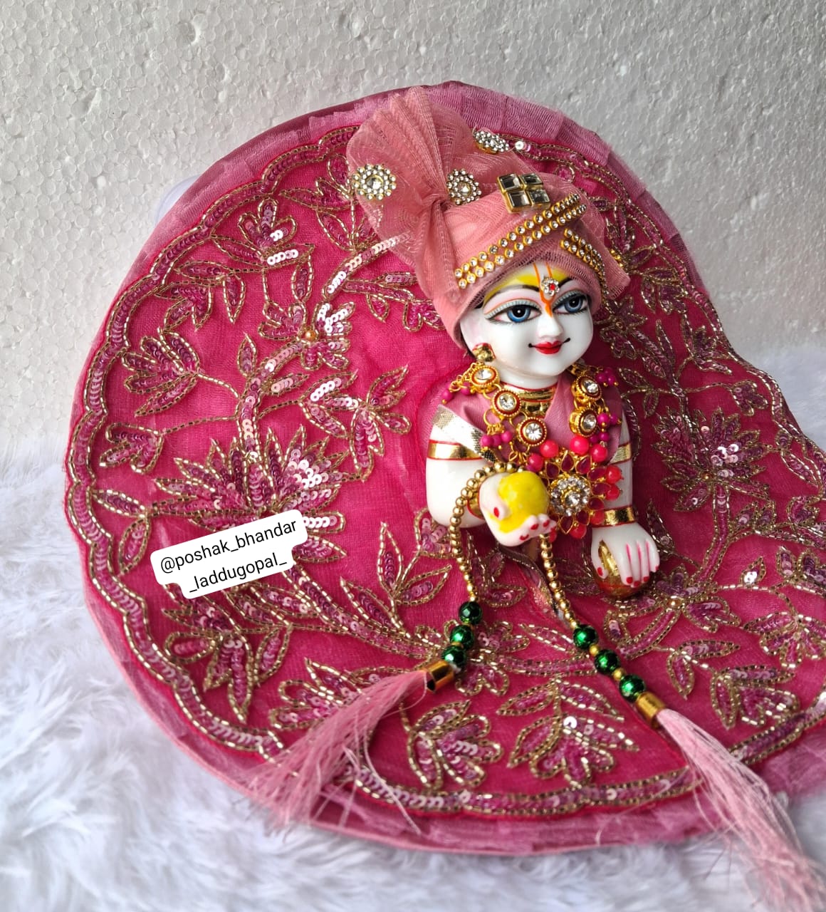 Heavy handwork dress with pagdi
