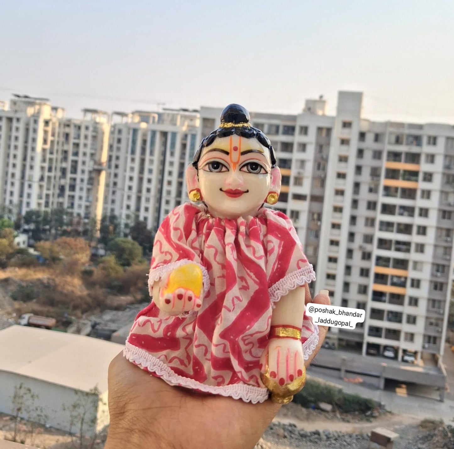 Jhabla frock for kanha ji