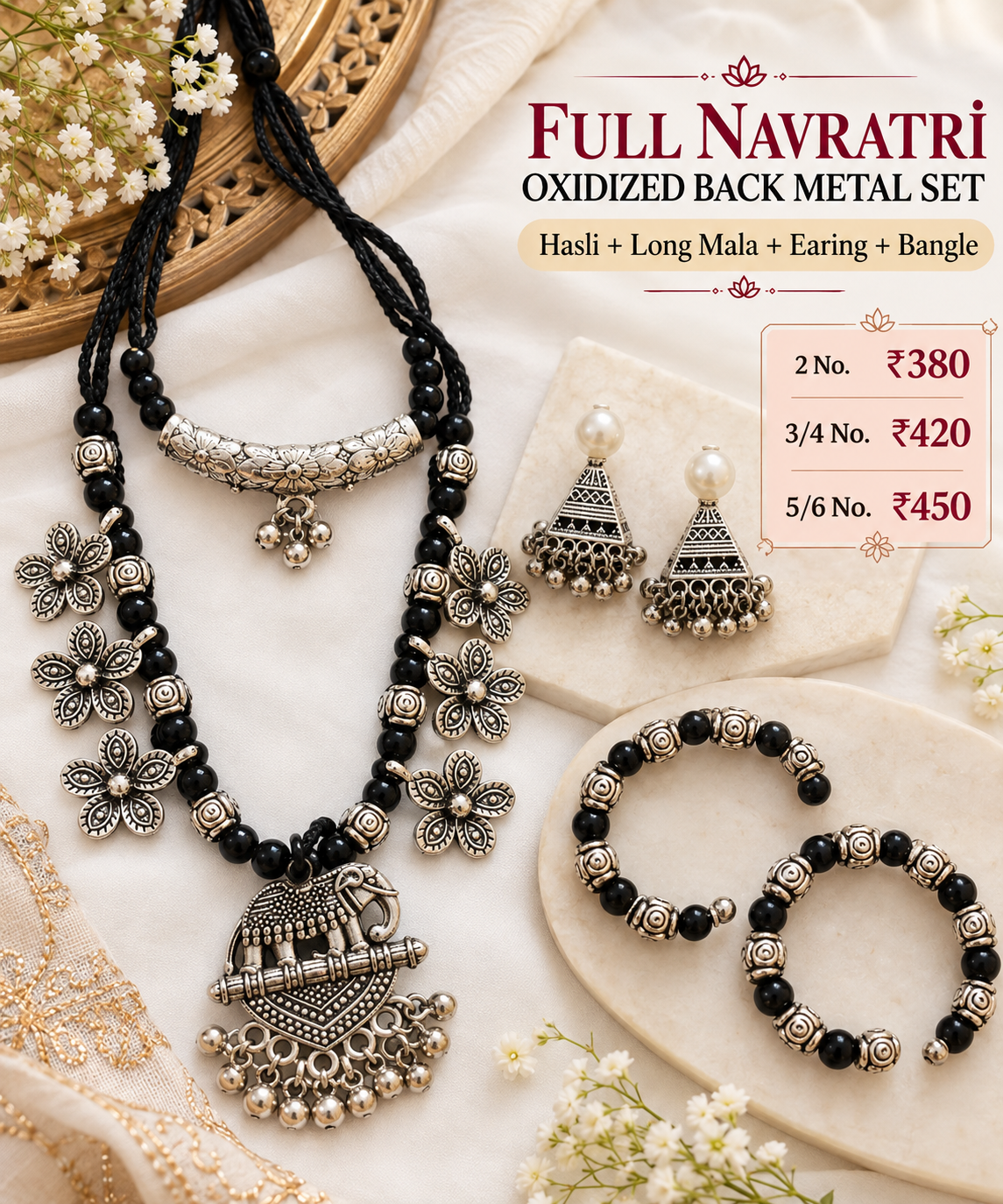 Navratri special oxidize sets