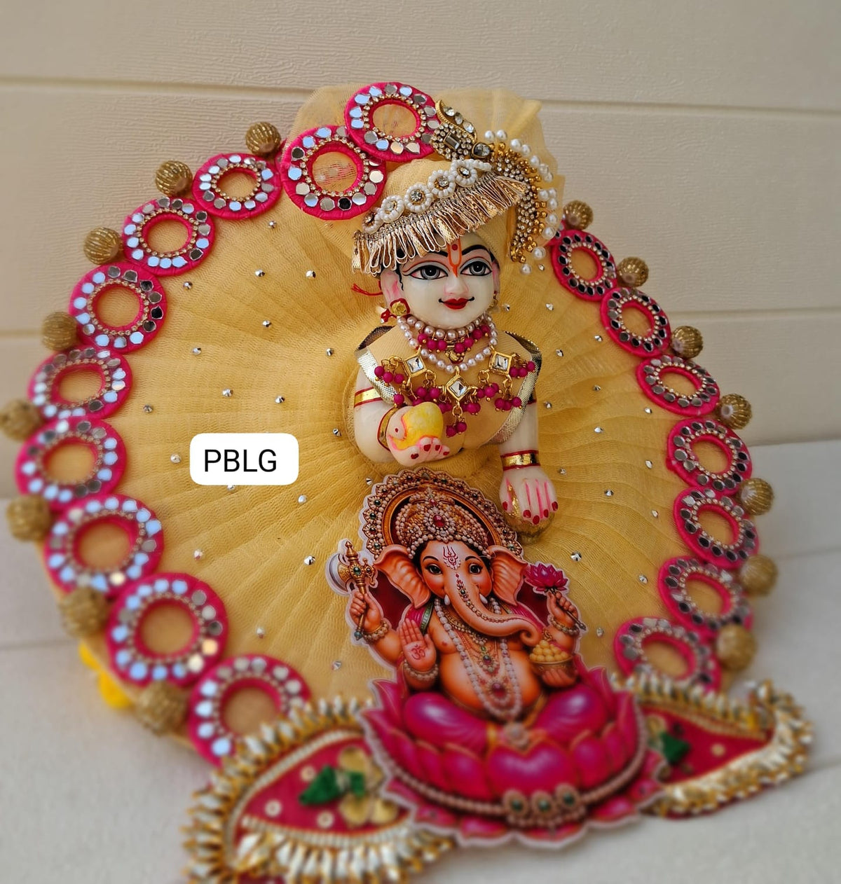 Heavy ganpati ji poshak