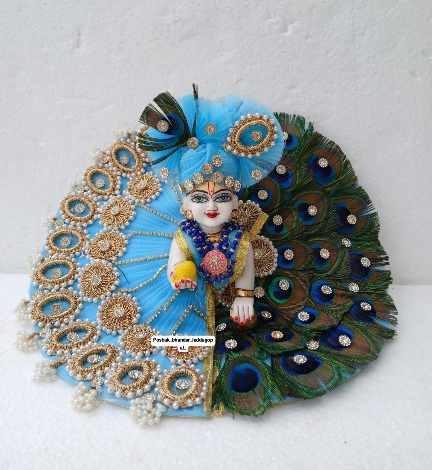 Half morpankh dress with pagdi 5 and 6 no.