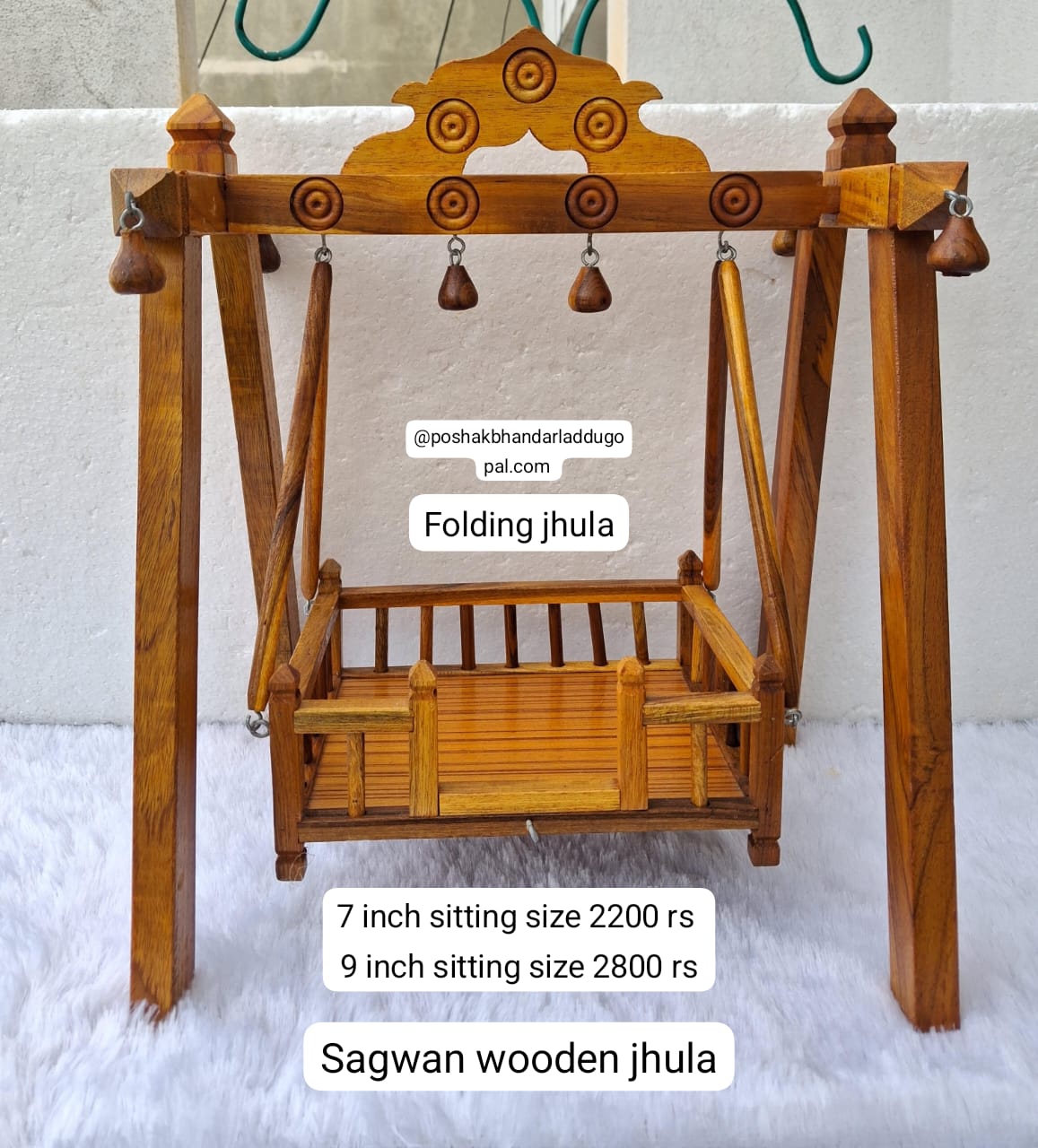 Sagwaan wooden palna foldable