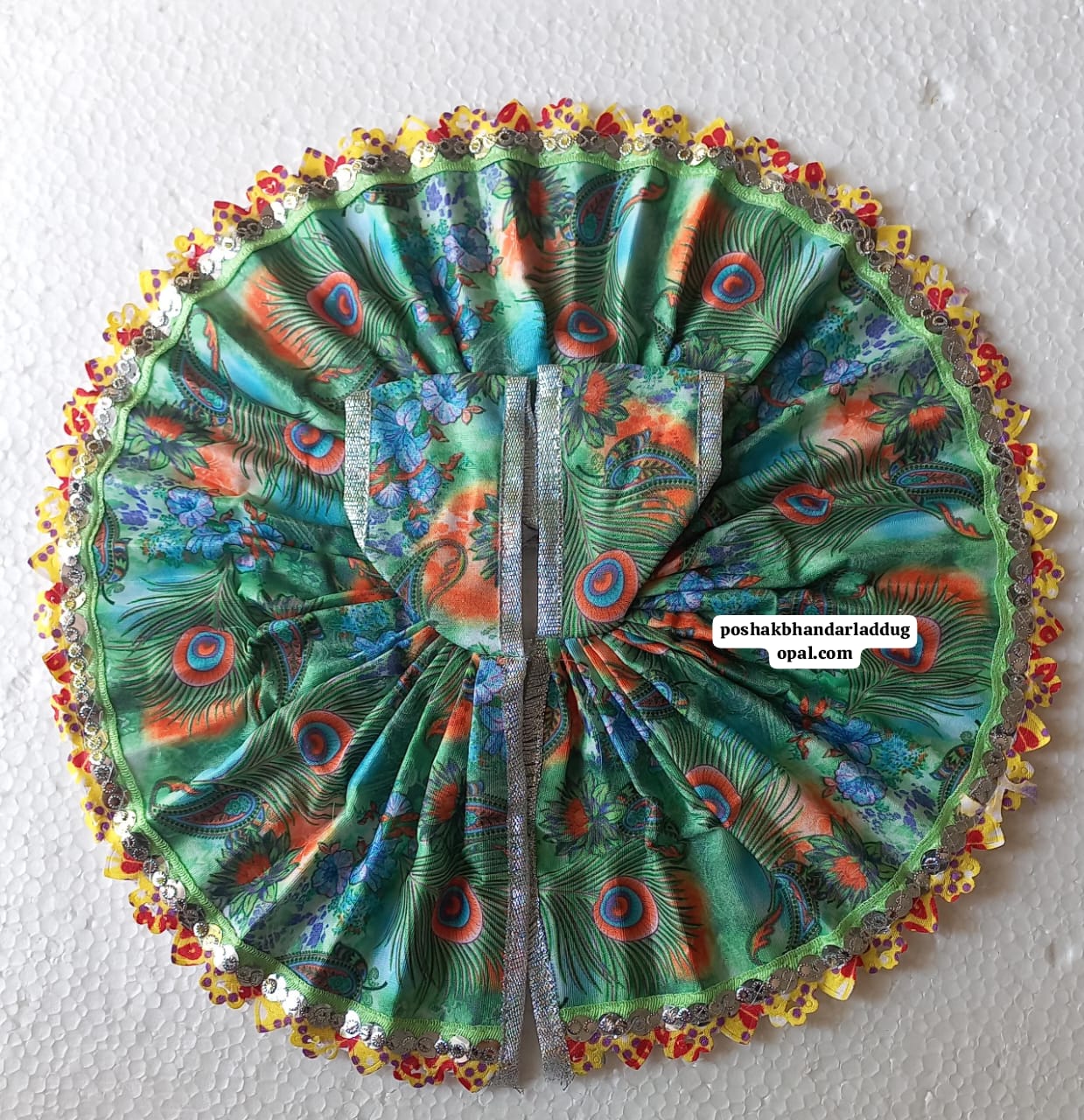 Morpankh print cotton dress