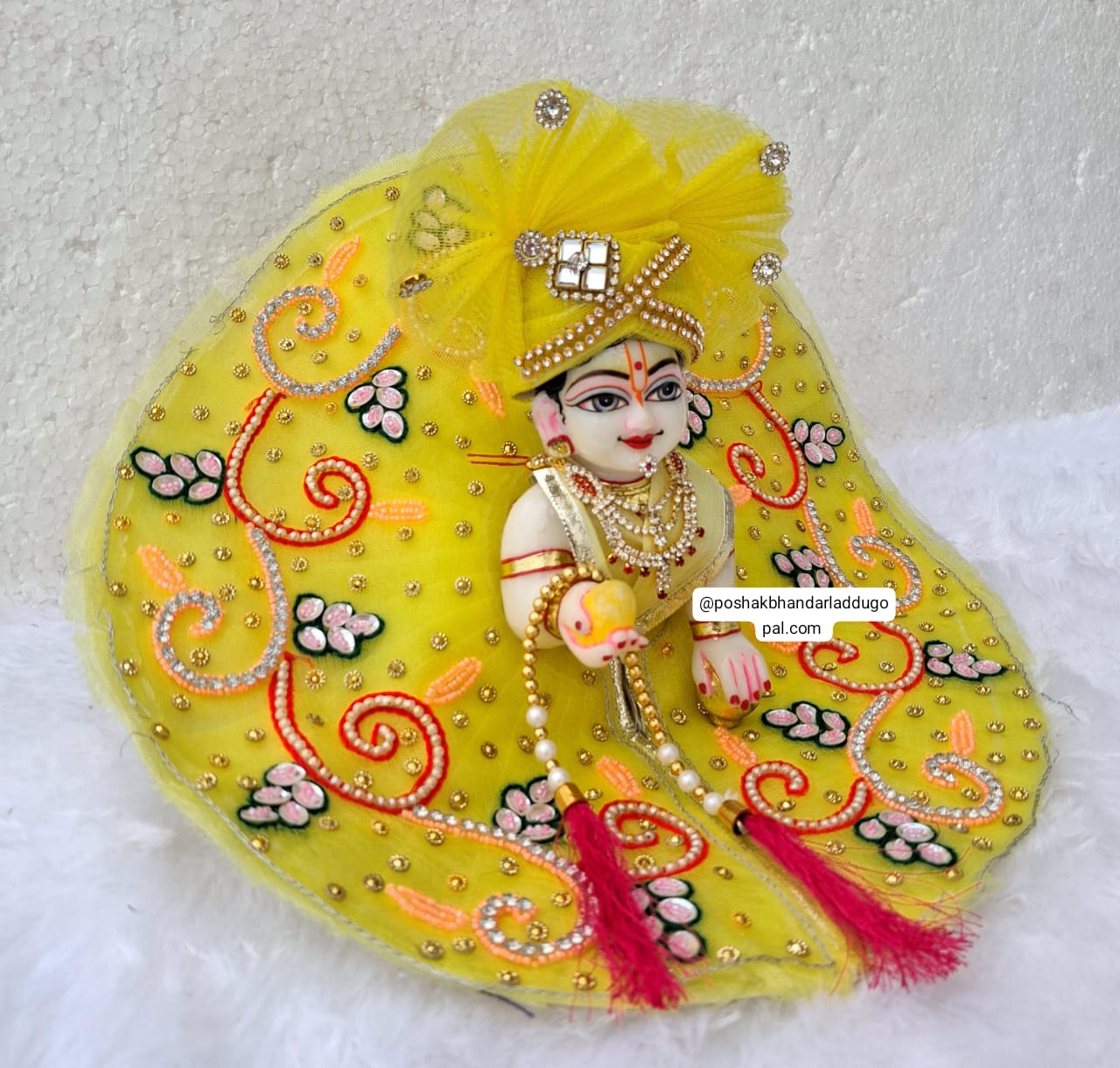 Heavy handwork dress with pagdi and patka