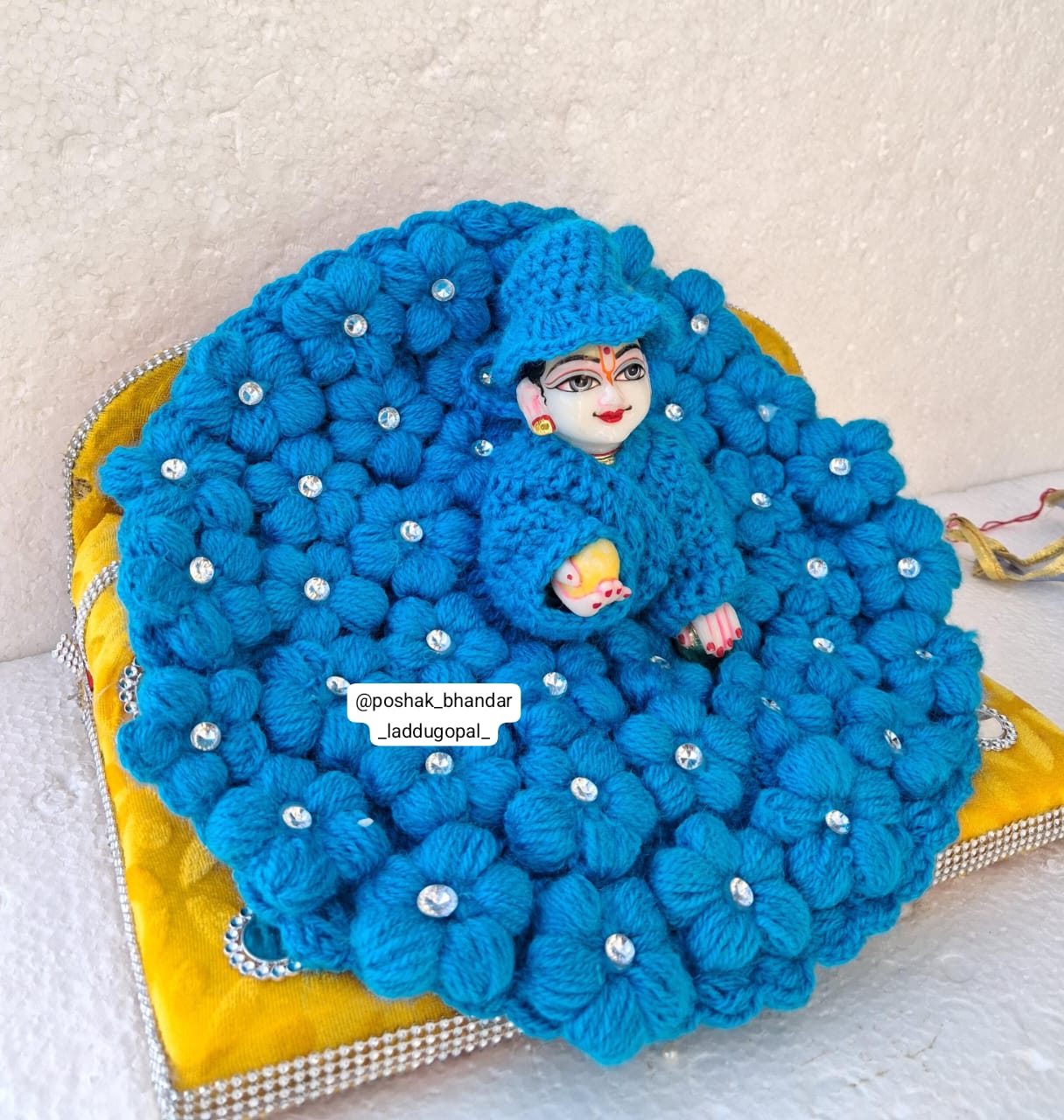 Flower dress with cap