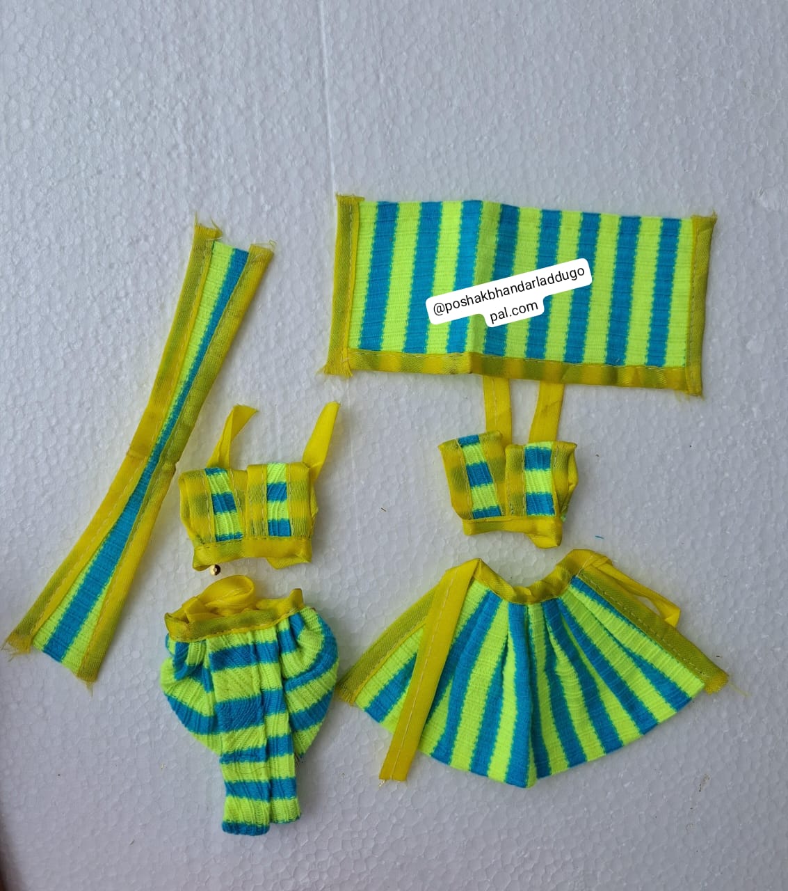 3 inch Radhakrishna dress