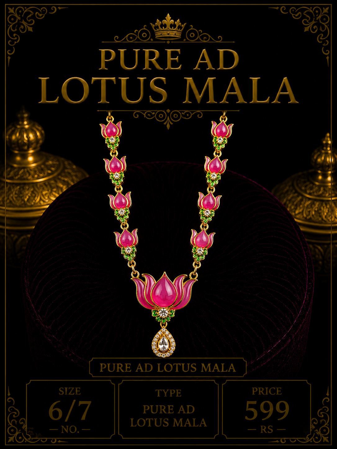 Pure ad long lotus mala