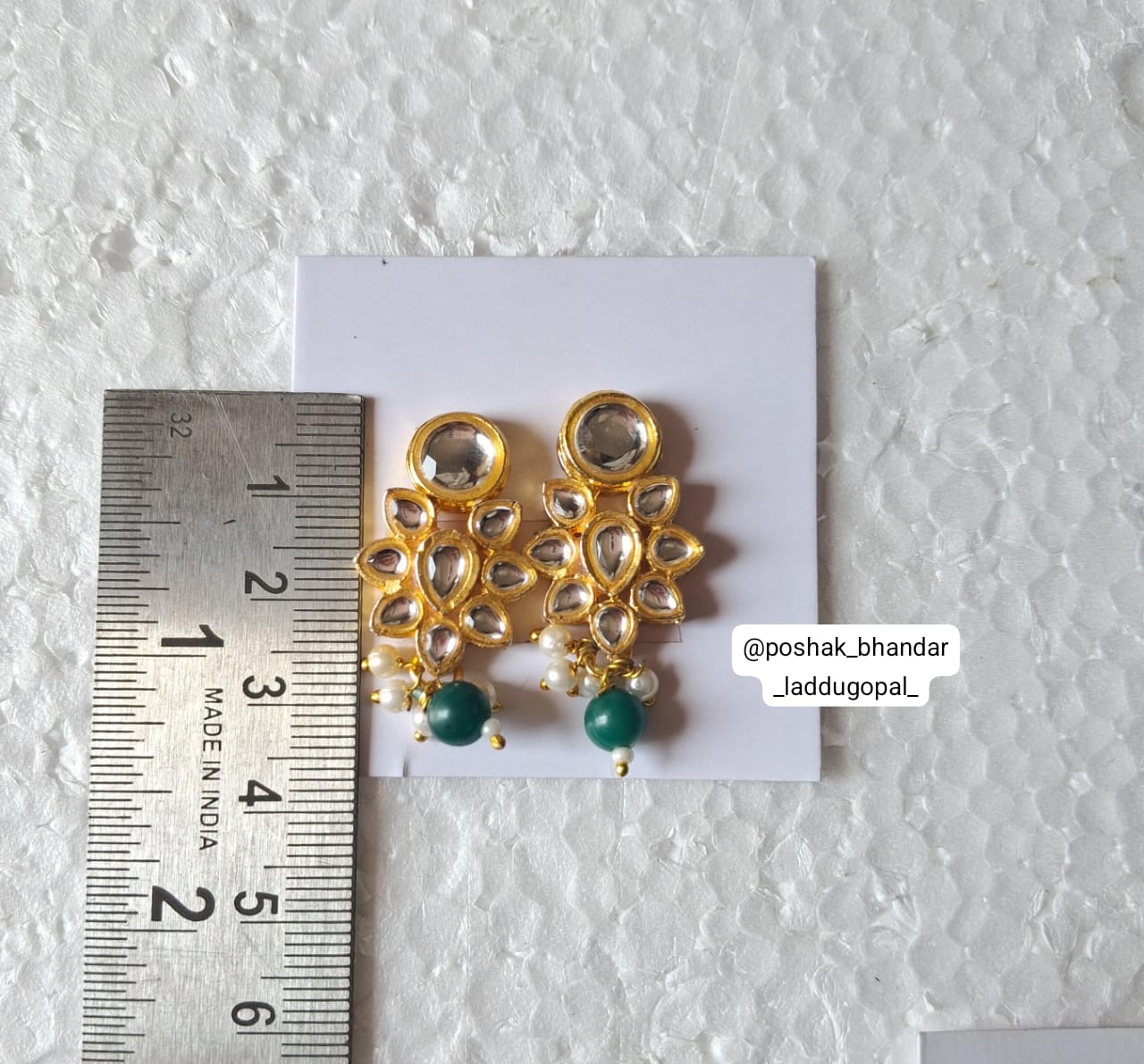 Heavy Kundan earrings