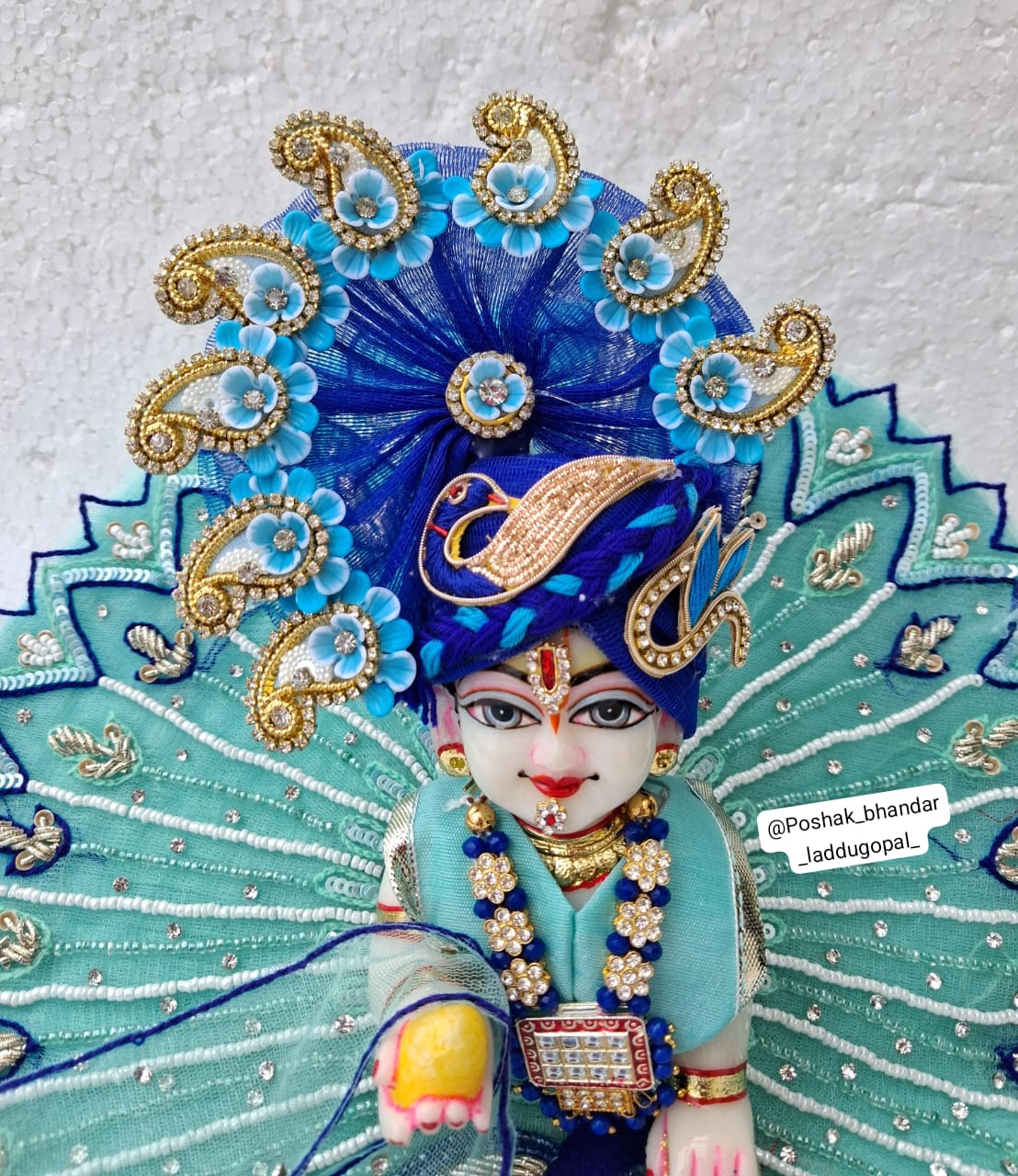 Peacock handwork dress