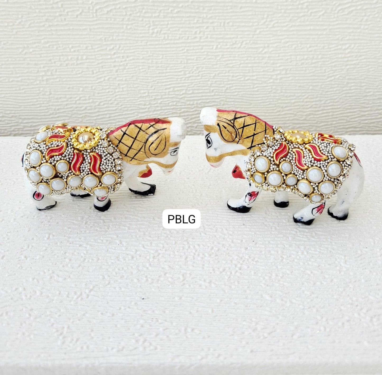 Metal Meenakari horse