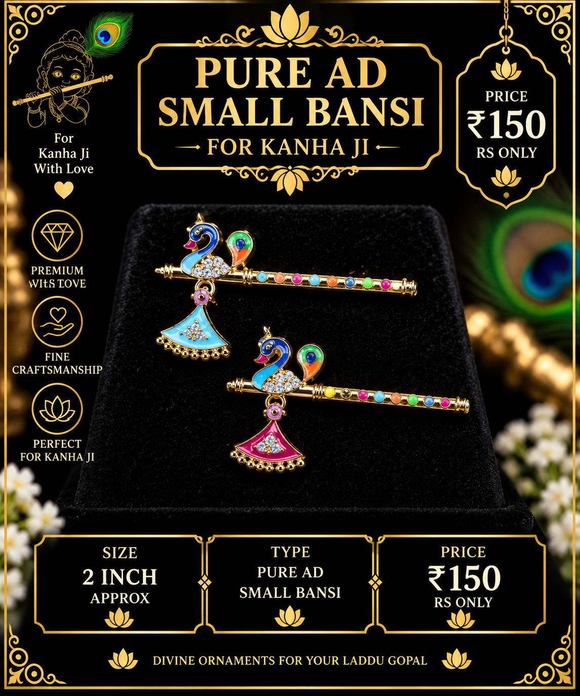 Pure ad heavy small size bansi