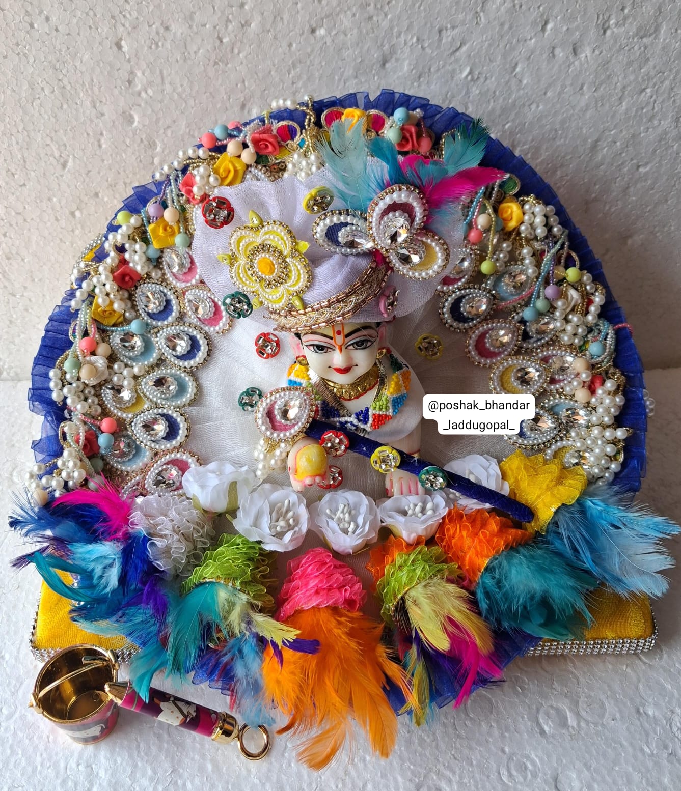 Falgun dress with pagdi +balti pichkari +bansuri