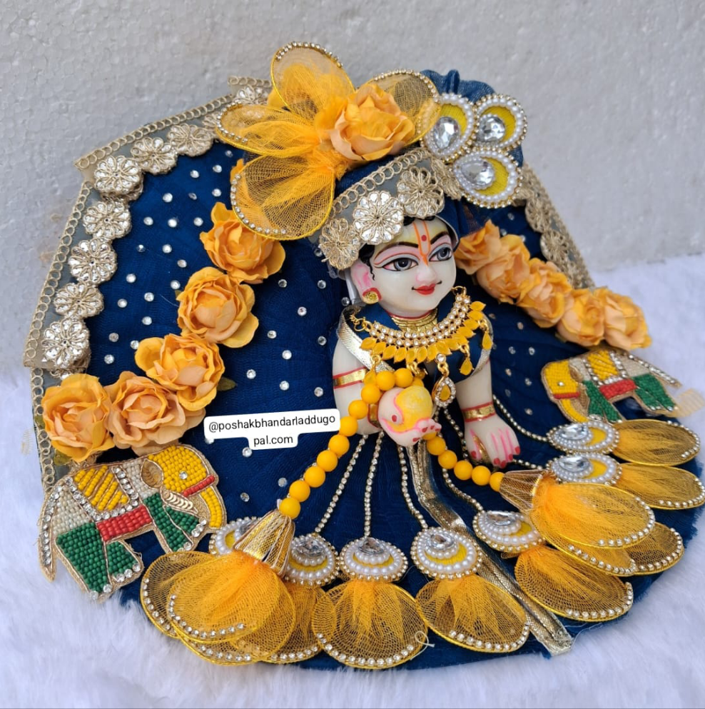 Unique colour heavy dress