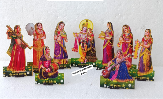 New astasakhi set with radhakrishna