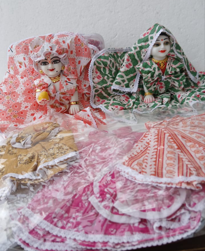 Pure cotton dress for kanha ji