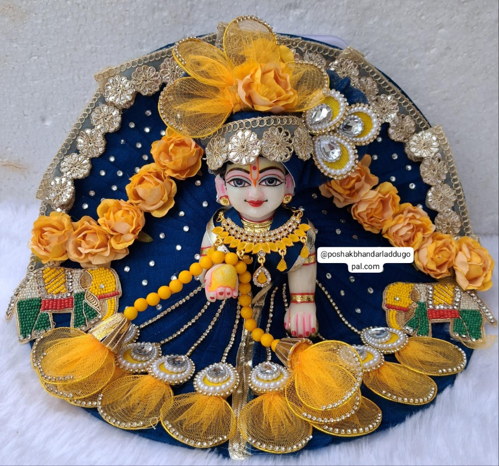 Unique colour heavy dress