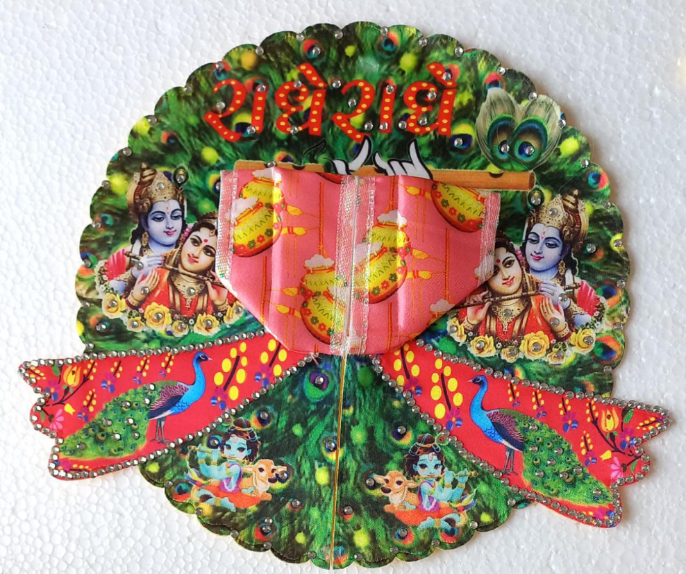 Radhe radhe digital print dress