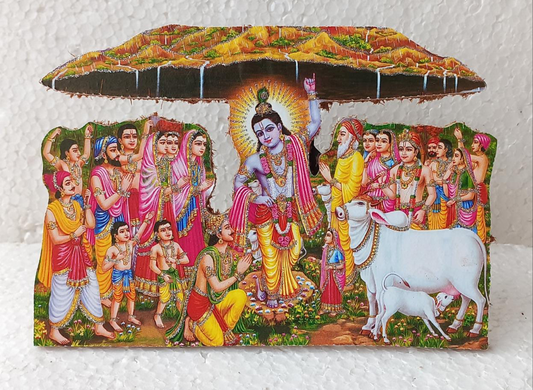 Govardhan leela cutout (