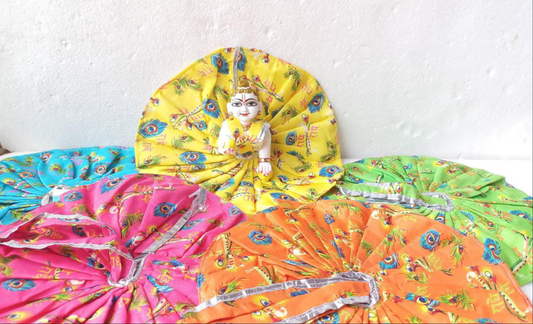 Morpankh print cotton dress