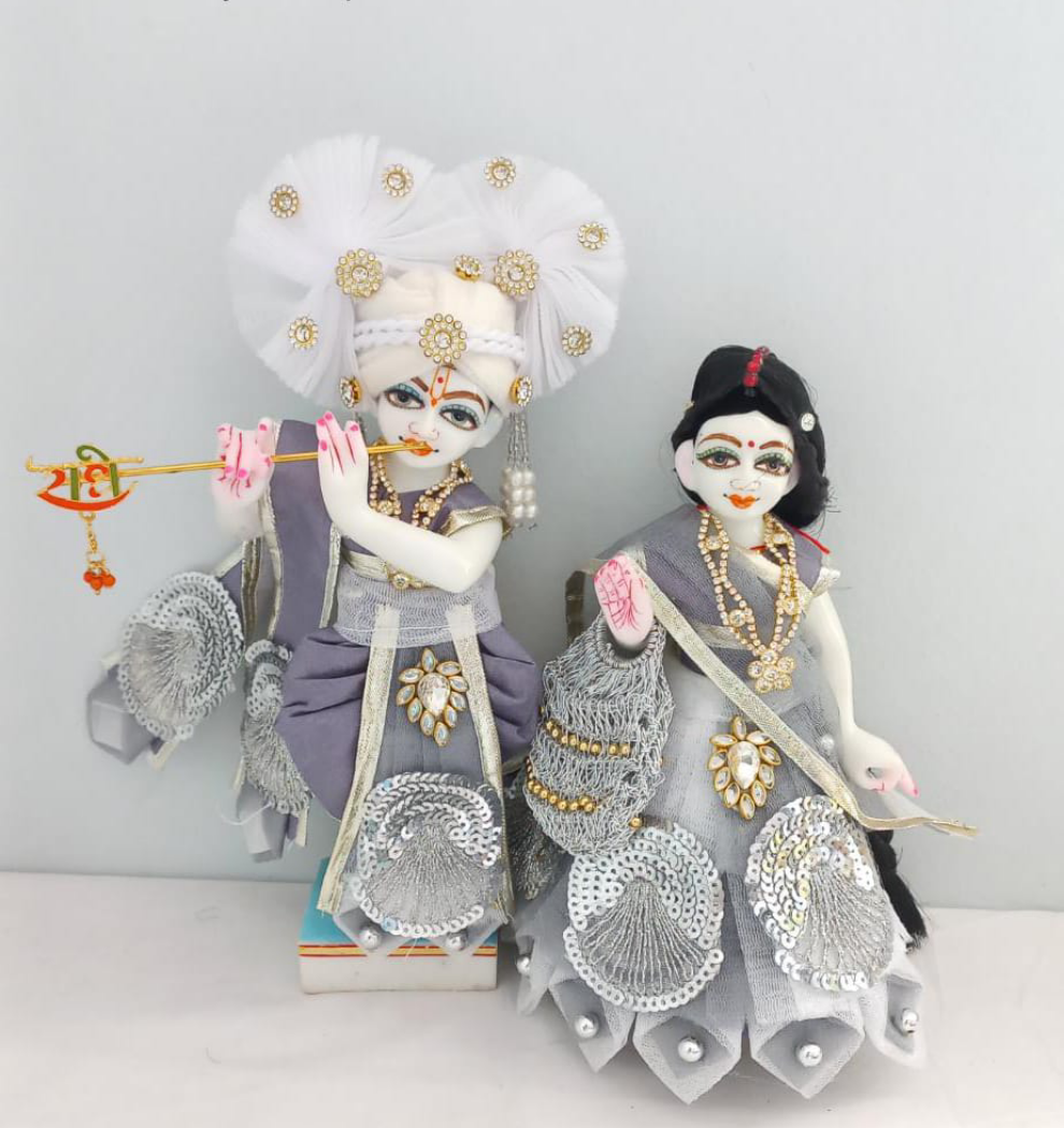 Grey colour Rk set – POSHAK BHANDAR LADDU GOPAL