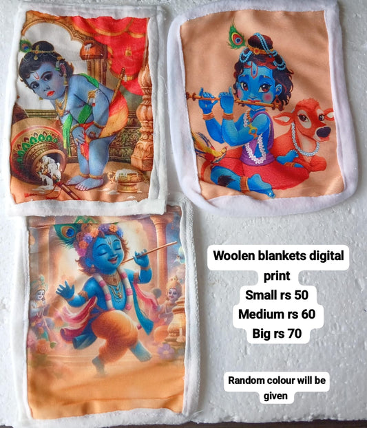 Printed blanket Woolen