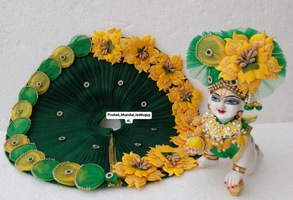 5 no. Only Bottle green dress with pagdi