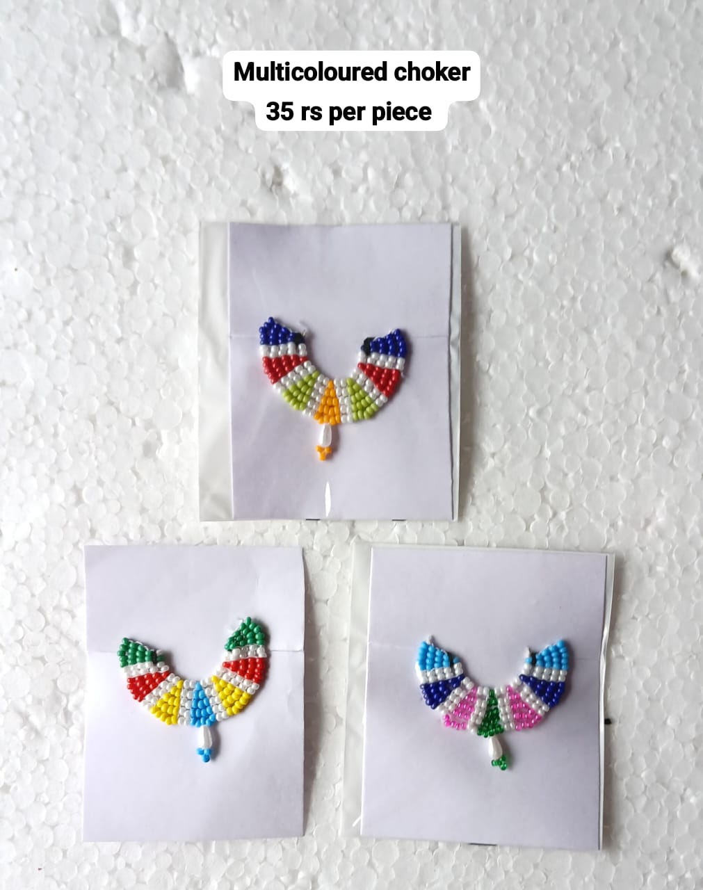 Multicoloured choker