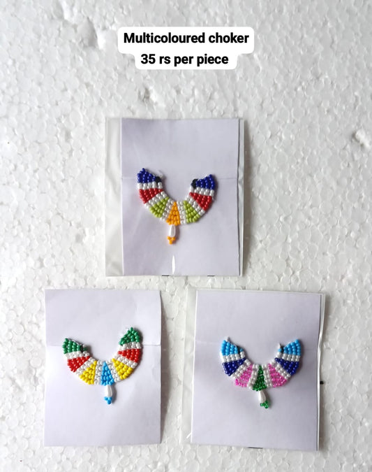 Multicoloured choker