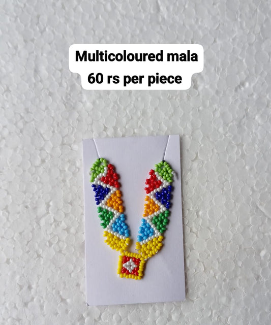 Multicoloured Mala Moti work