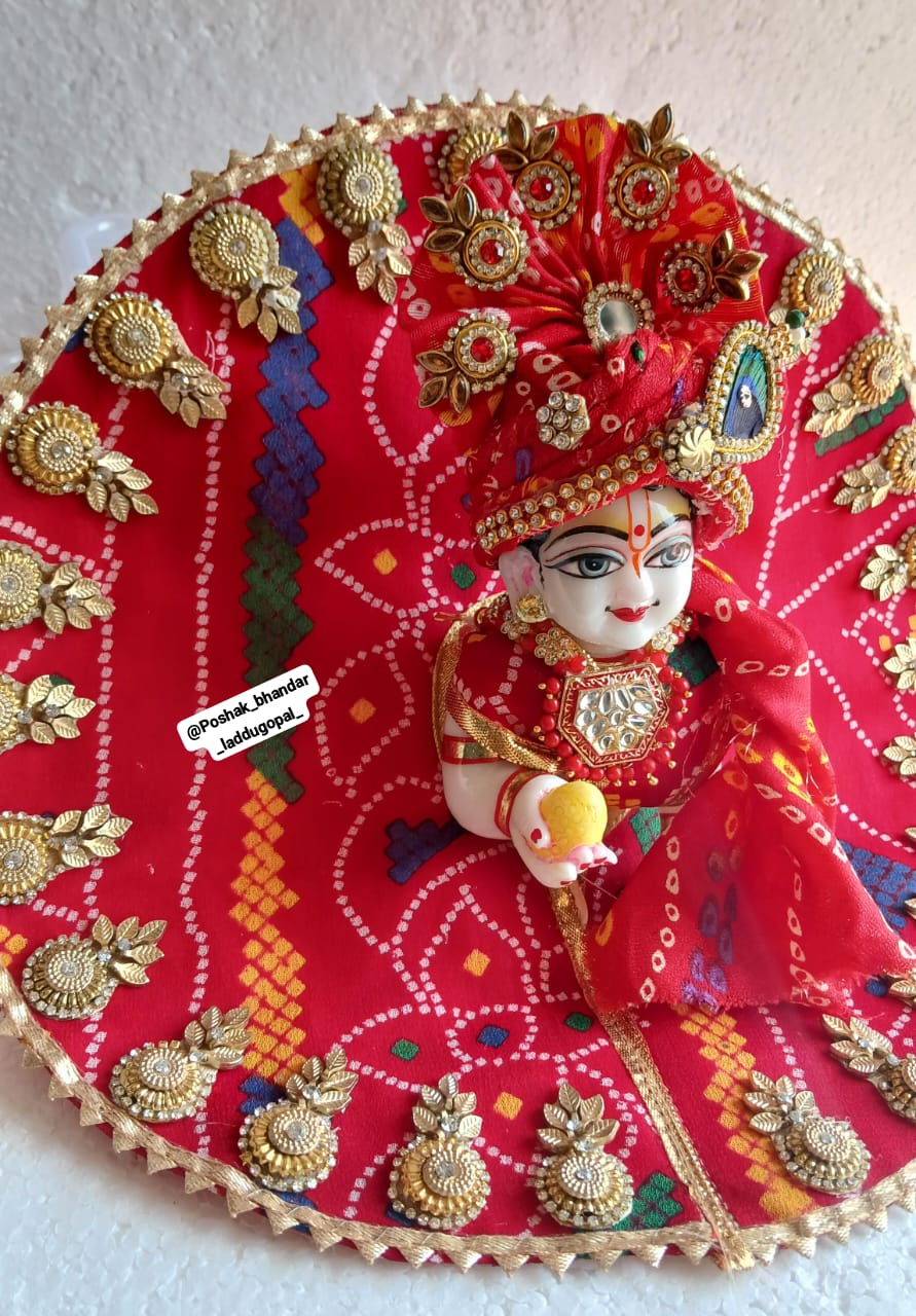 Pure bandhini poshak with pagdi