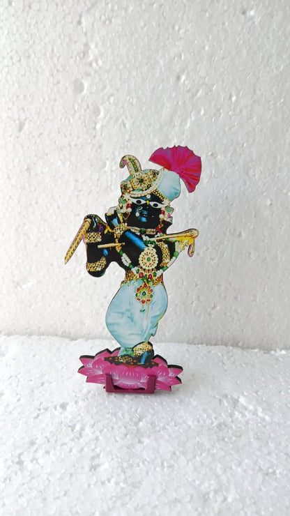Radharaman ji cut out decoration