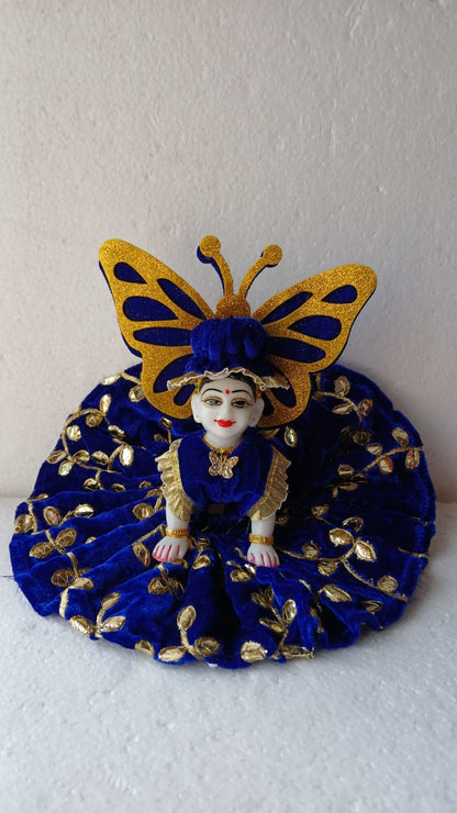 Butterfly velvet dress